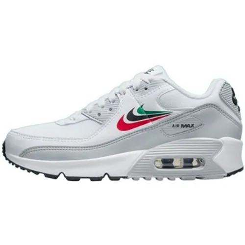Nike  Air Max 90 GS  boys's Children's Shoes (Trainers) in White