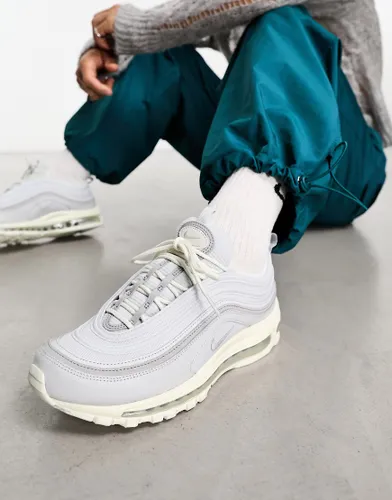 Nike Air Max 97 trainers in grey, white and black