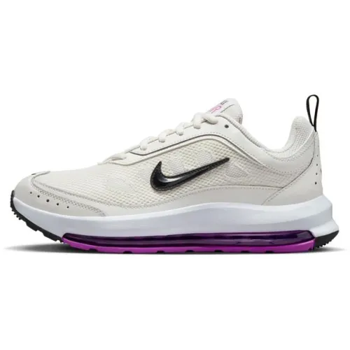 Nike , Air Max AP Sneakers in White and Purple ,White female, Sizes: