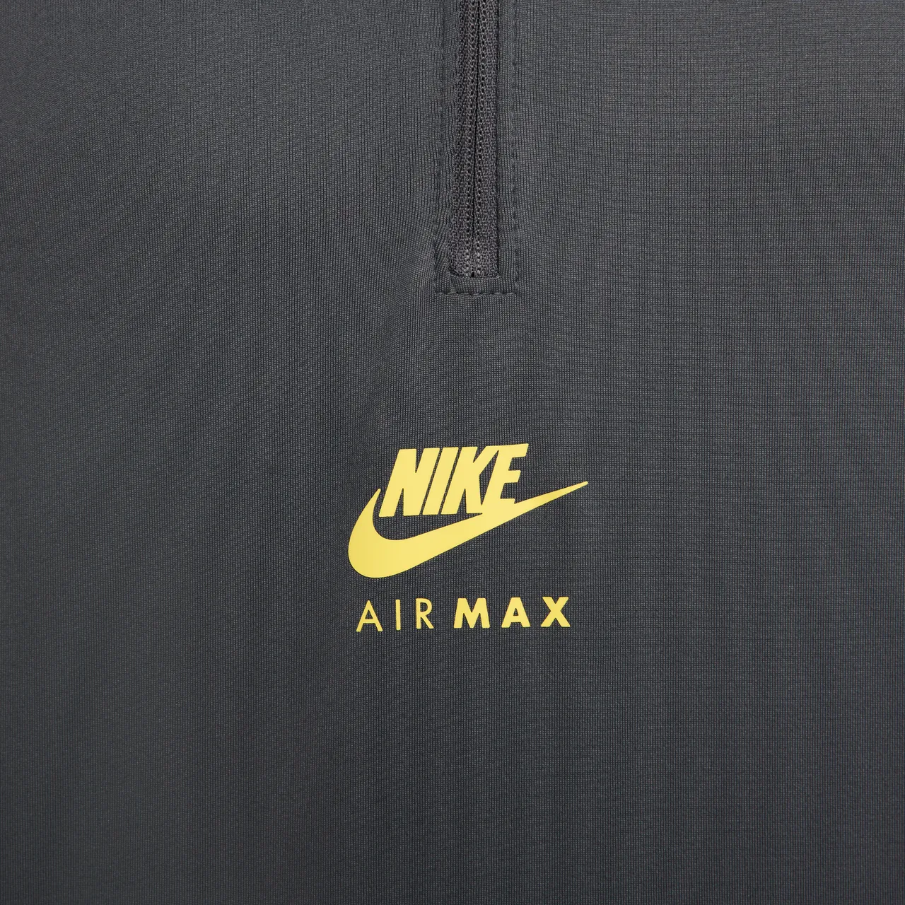 Nike Air Max Men's Dri-FIT 1/4-Zip Top - Grey - Polyester