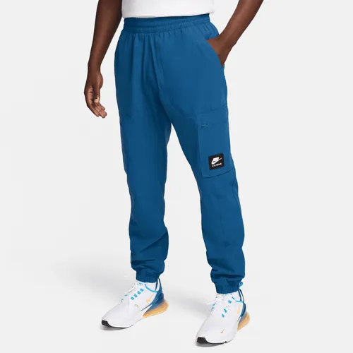 Nike Air Max Men's Woven Cargo Trousers - Blue - Nylon