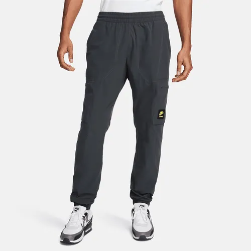 Nike Air Max Men's Woven Cargo Trousers - Grey - Nylon