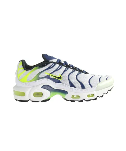Nike Air Max Plus Lace-Up Multicolor Synthetic Mens Trainers CD0609 101 - Multicolour