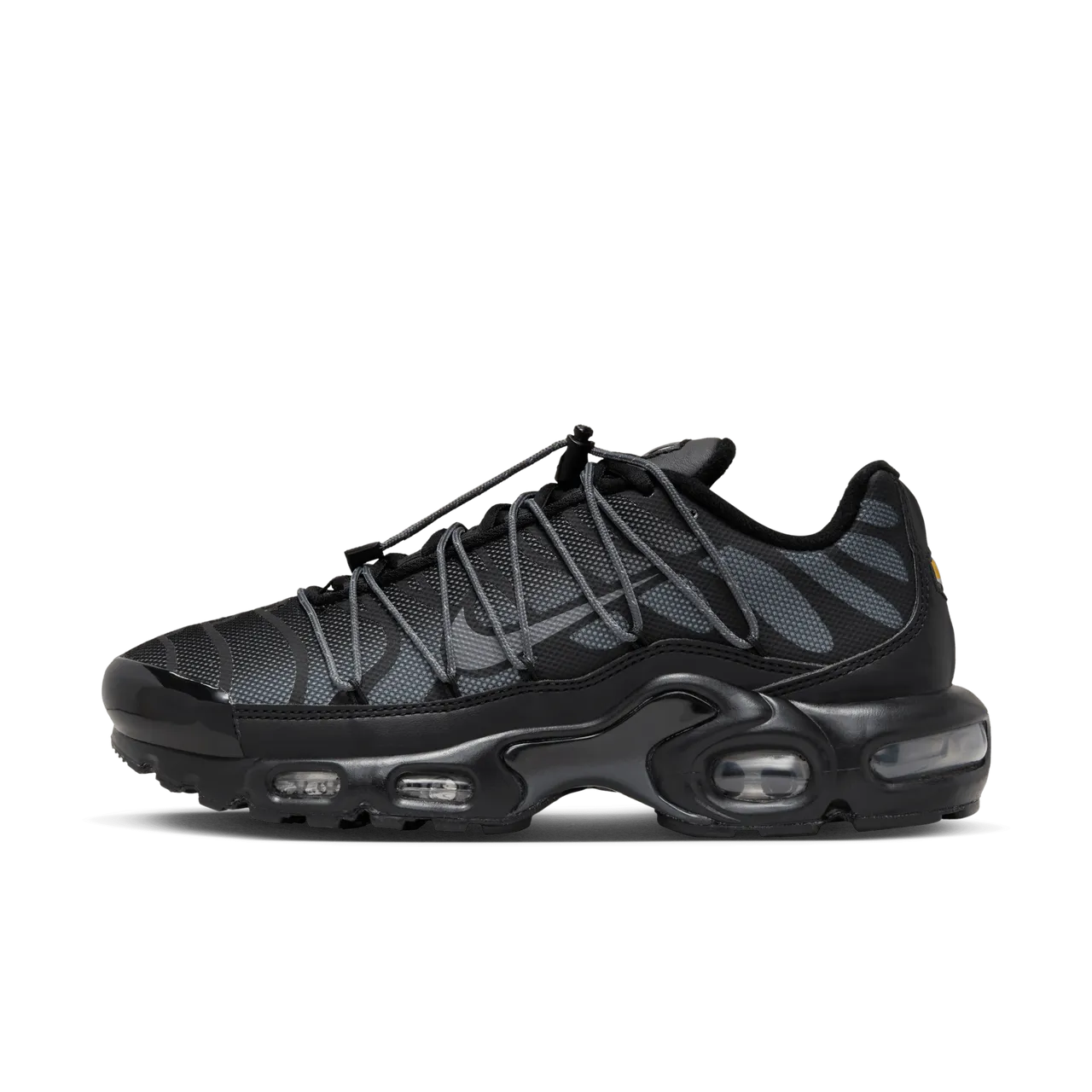 Nike Air Max Plus Women's Shoes - Black - Leather