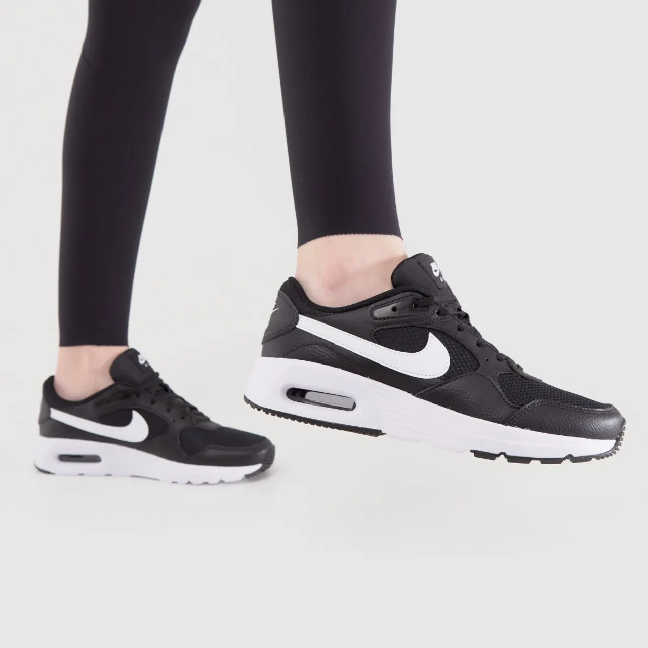 Nike Air Max Sc Trainers In Black & White