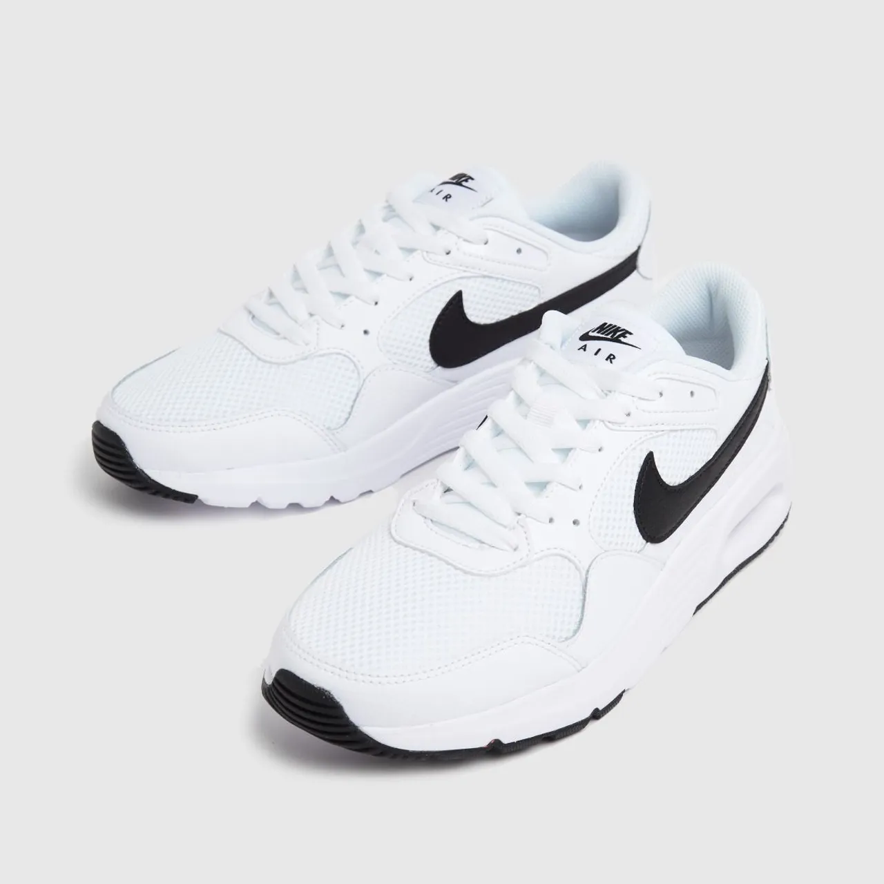 Nike Air Max Sc Trainers In White & Black