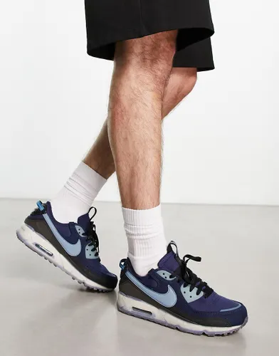 Nike Air Max Terrascape 90 trainers in navy and blue