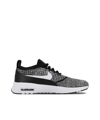 Nike Air Max Thea Ultra Flyknit LaceUp Grey Synthetic Womens Trainers 881175 001