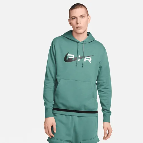 Nike Air Men's Fleece Pullover Hoodie - Green - Cotton