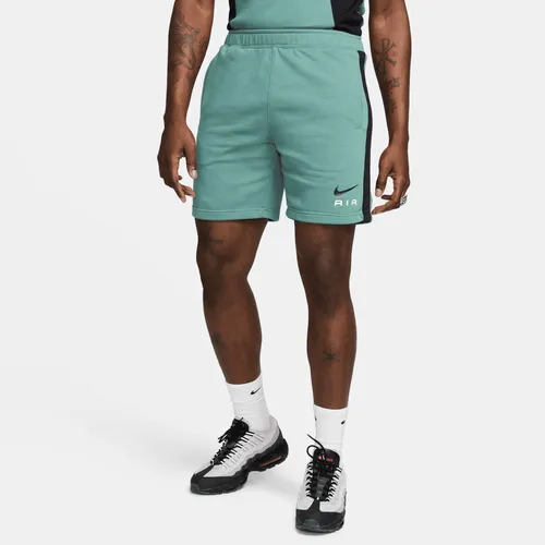 Nike Air Men's French Terry Shorts - Green - Cotton