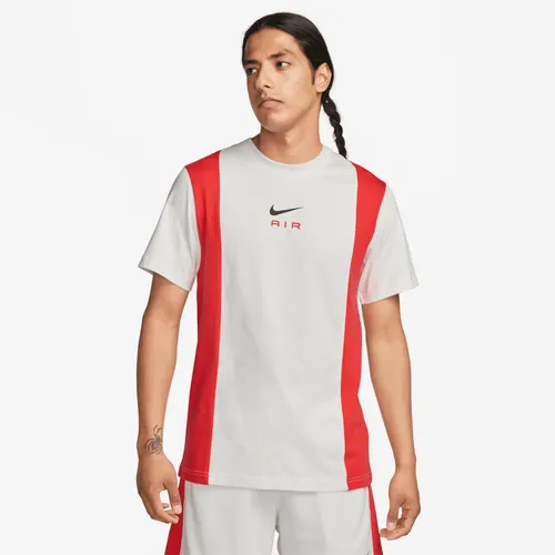 Nike Air Men's Short-Sleeve Top - White - Cotton