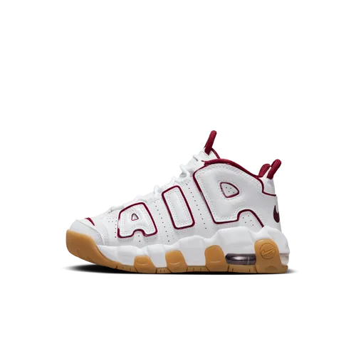 Nike Air More Uptempo Younger Kids' Shoes - White