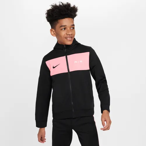 Nike Air Older Kids' (Boys') Full-Zip Hoodie - Black - Polyester