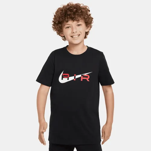 Nike Air Older Kids' (Boys') T-Shirt - Black - Cotton