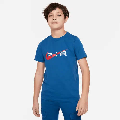 Nike Air Older Kids' (Boys') T-Shirt - Blue - Cotton