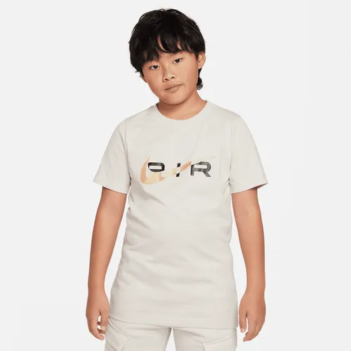 Nike Air Older Kids' (Boys') T-Shirt - Brown - Cotton