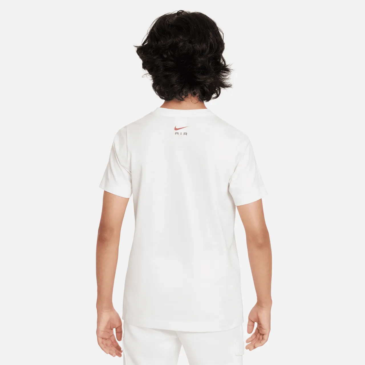 Nike Air Older Kids' (Boys') T-Shirt - White - Cotton