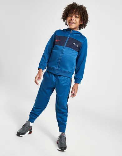 Nike Air Poly Full Zip Tracksuit Children - Blue