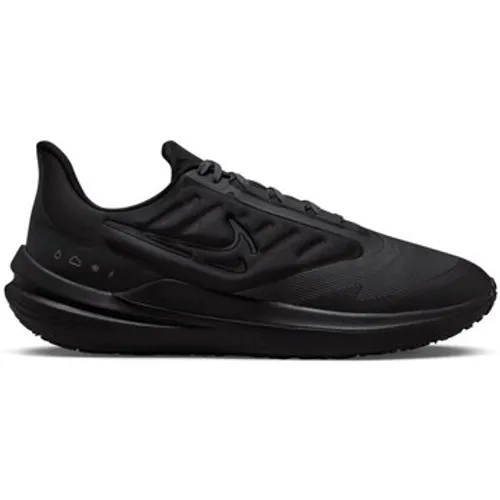 Nike  Air Winflo 9 Shield  men's Running Trainers in Black
