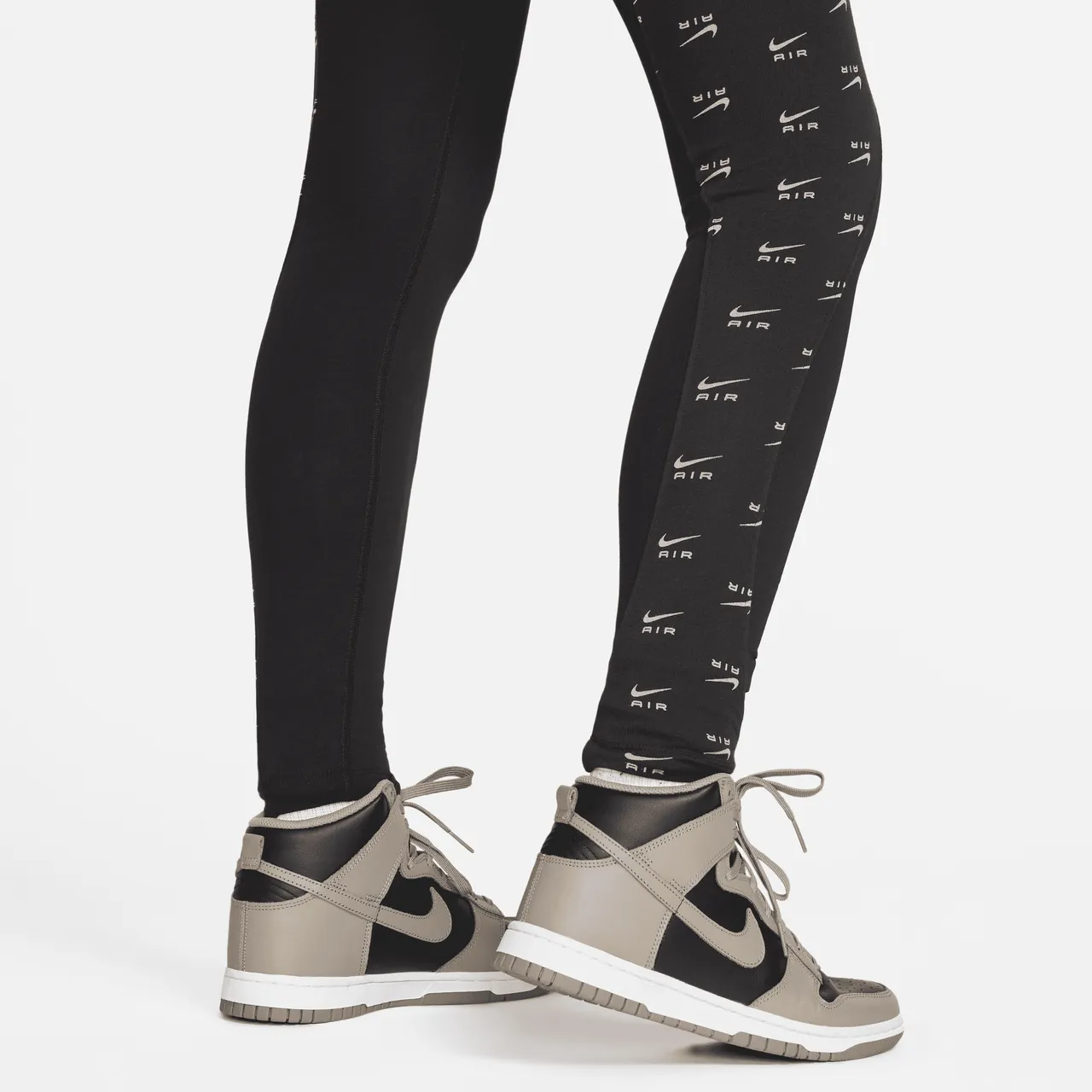 Nike Air Women's High-Waisted Full-Length Leggings - Black - Polyester