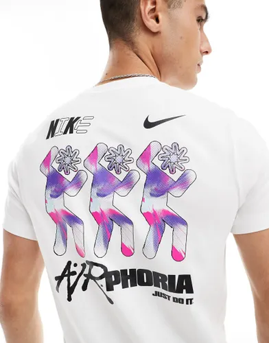Nike Airphoria backprint t-shirt in white
