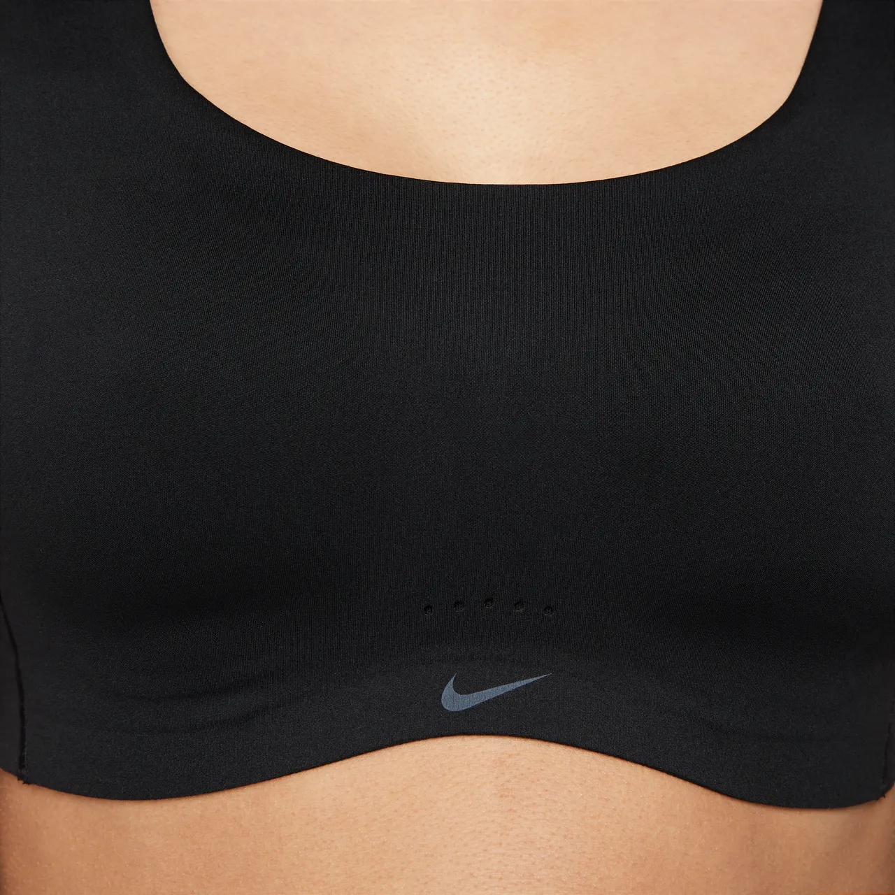Nike Alate Coverage Women's Light-Support Padded Sports Bra - Black - Polyester
