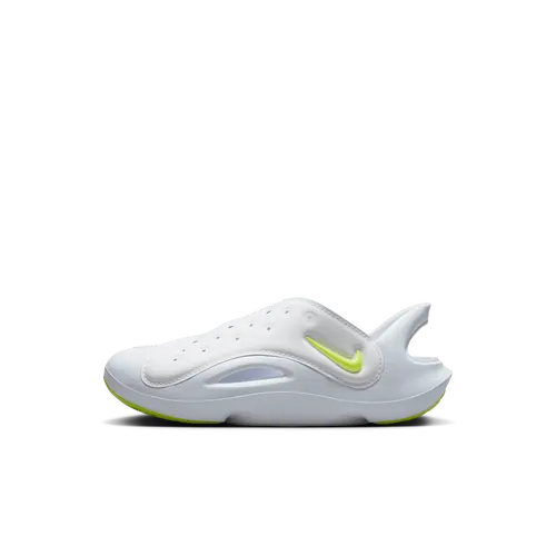 Nike Aqua Swoosh Younger Kids' Sandals - White