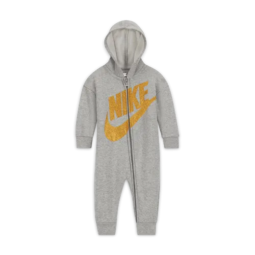 Nike Baby (0–9M) Full-Zip Overall - Grey - Polyester