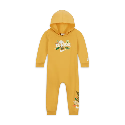 Nike Baby (12–24M) Forest Foragers Footless Hooded Overalls - Yellow - Polyester