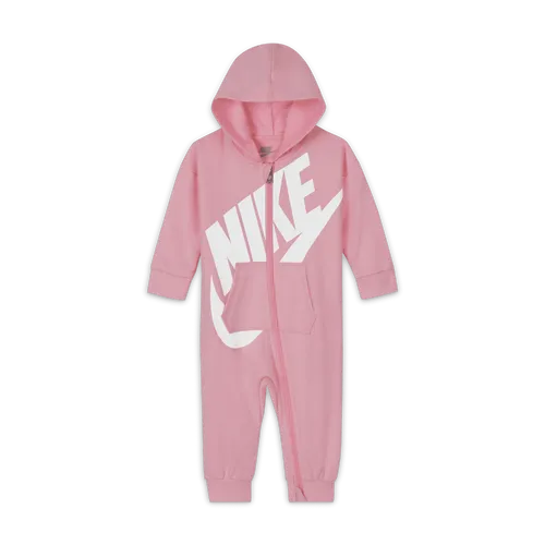 Nike Baby (6-9M) Full-Zip Overalls - Pink - Polyester
