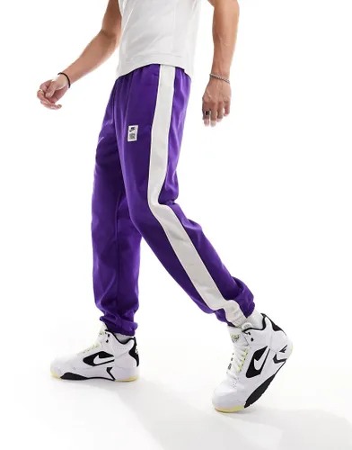 Nike Basketball Staring 5 Tech Fleece joggers in purple
