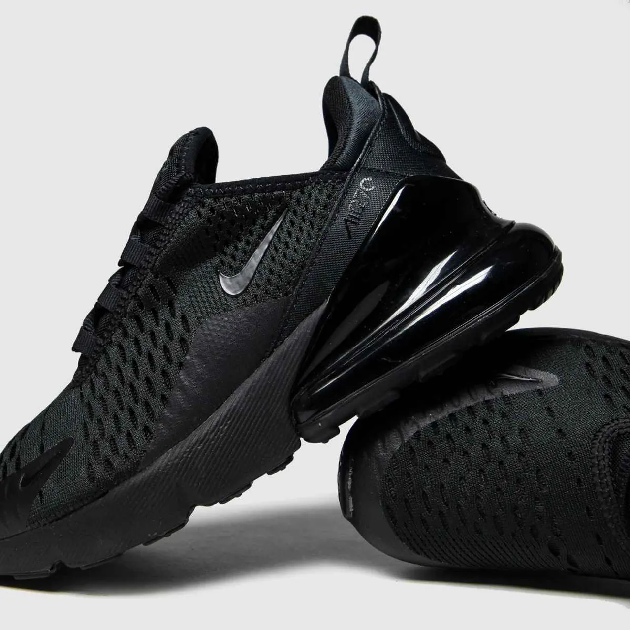Nike Black Air Max 270 Youth Trainers