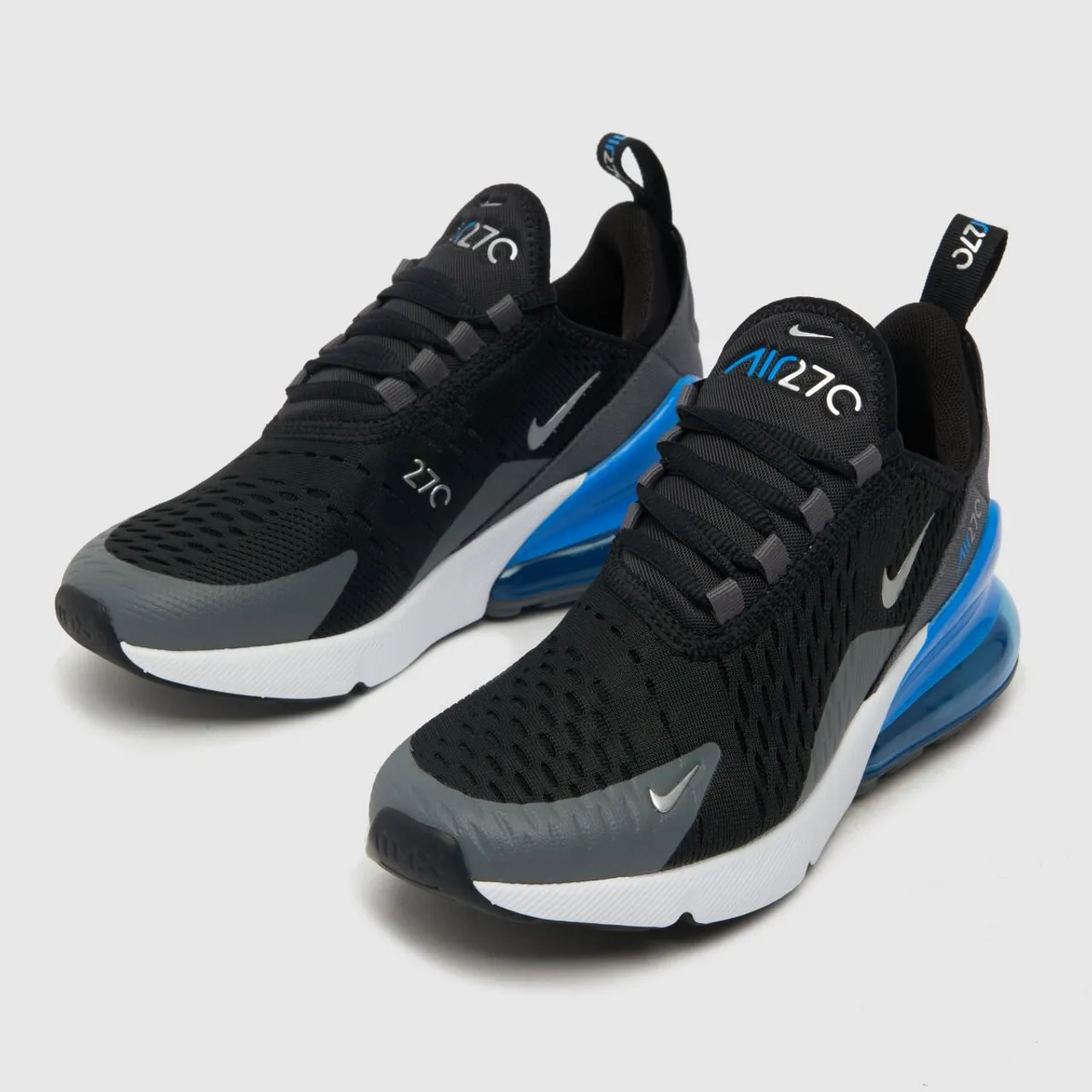 Nike Black And Blue Air Max 270 Boys Youth Trainers