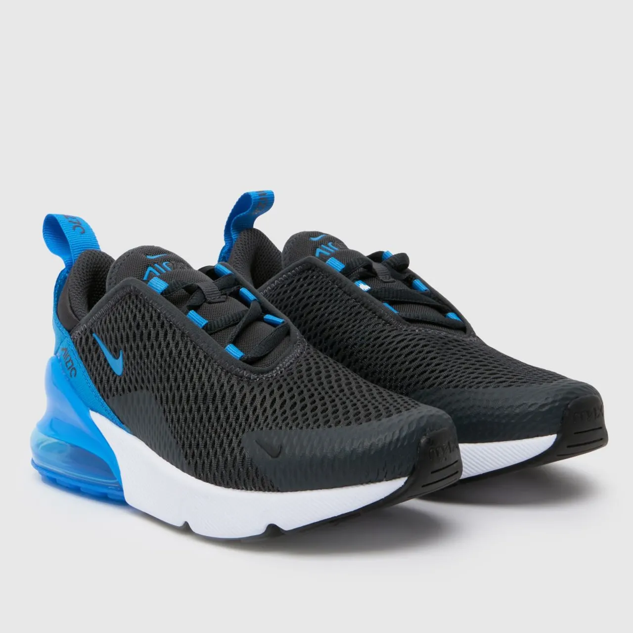 Nike Black and Blue air max 270 Junior Trainers