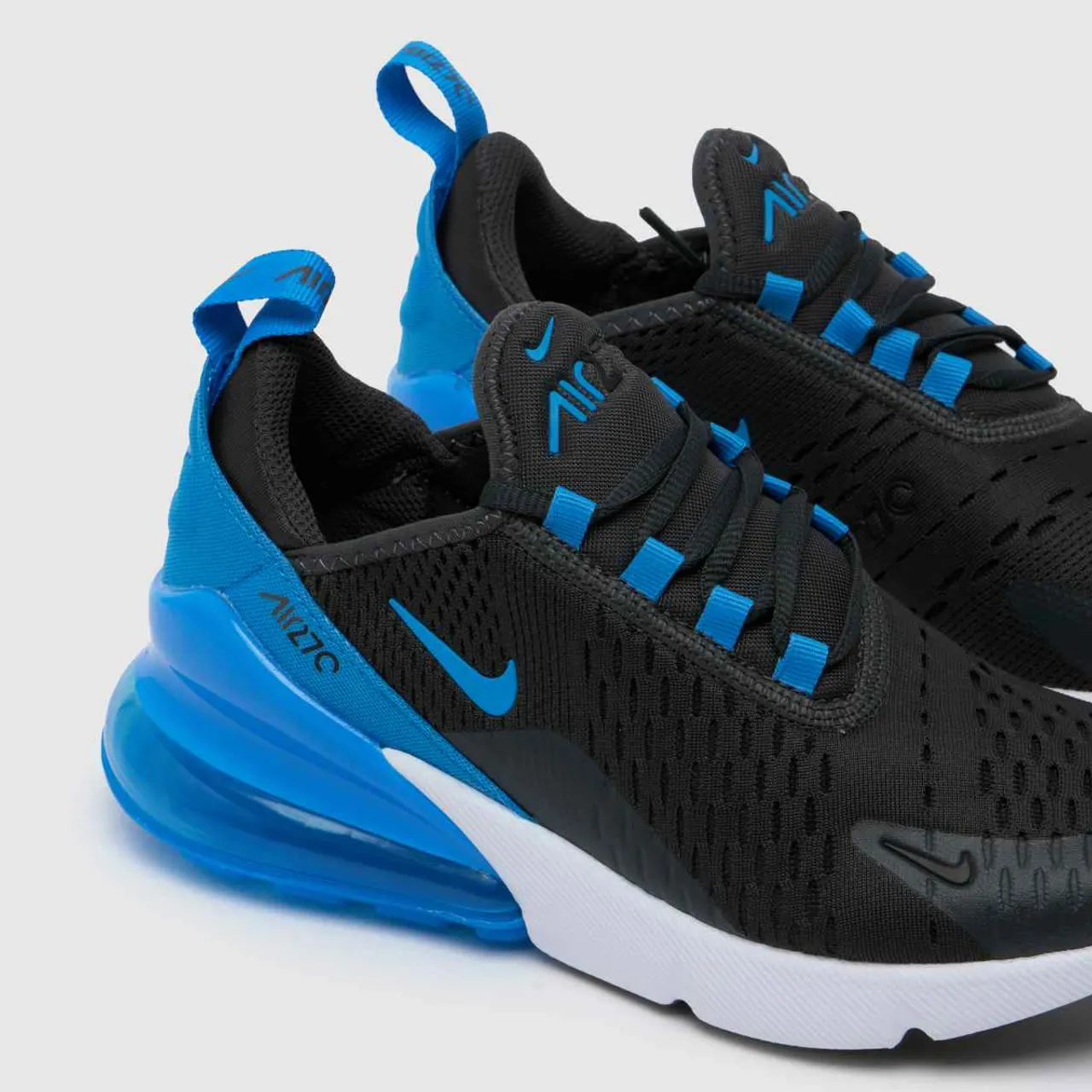 Nike Black and Blue air max 270 Youth Trainers