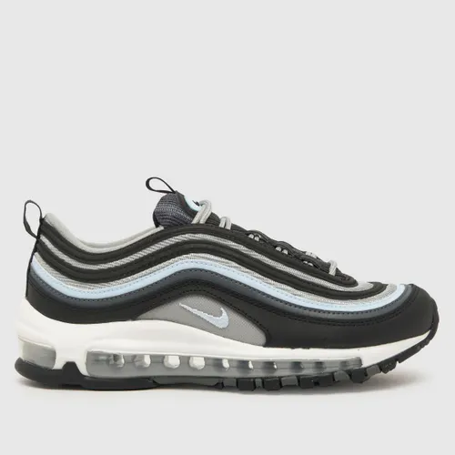 Nike Black And Blue Air Max 97 Youth Trainers