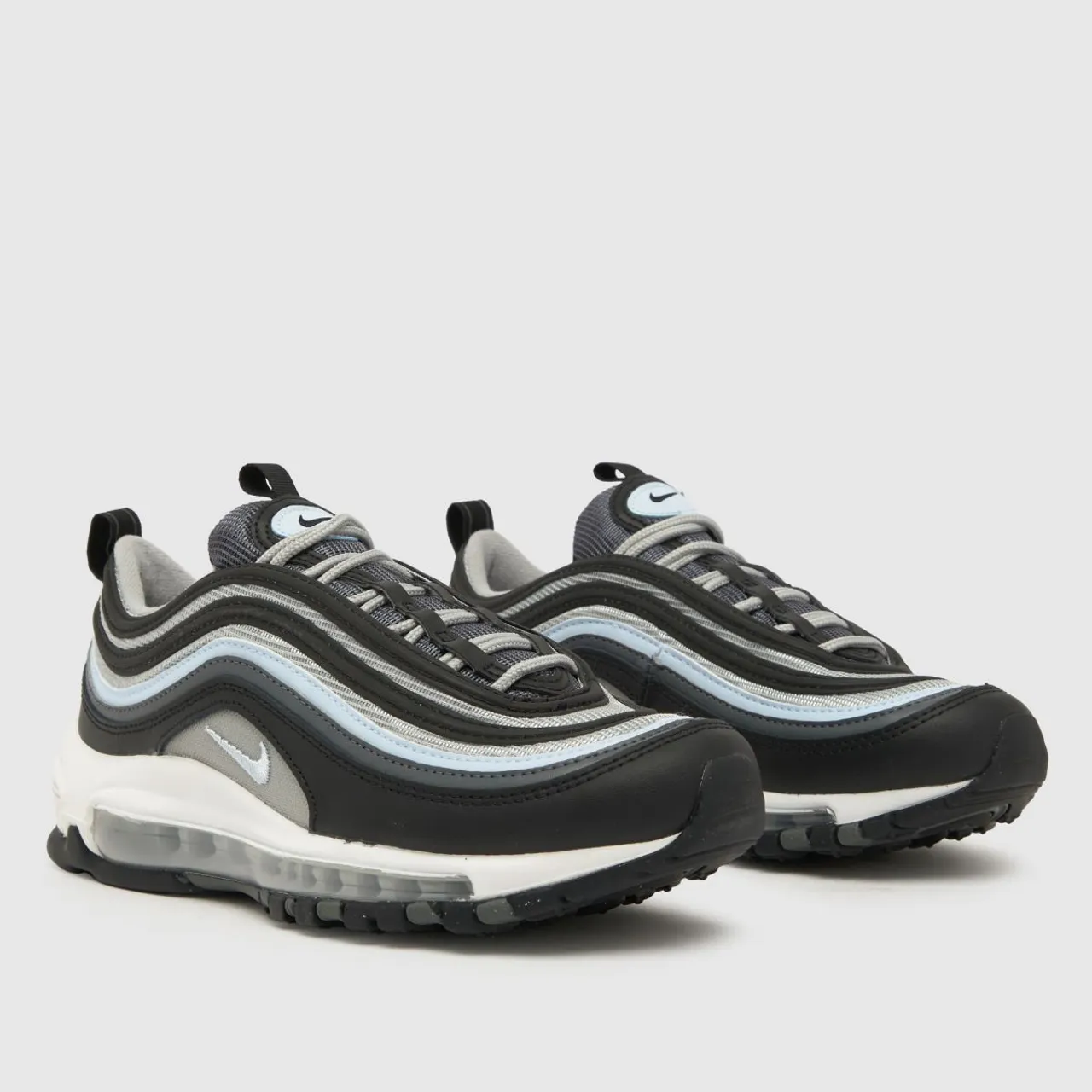 Nike Black And Blue Air Max 97 Youth Trainers