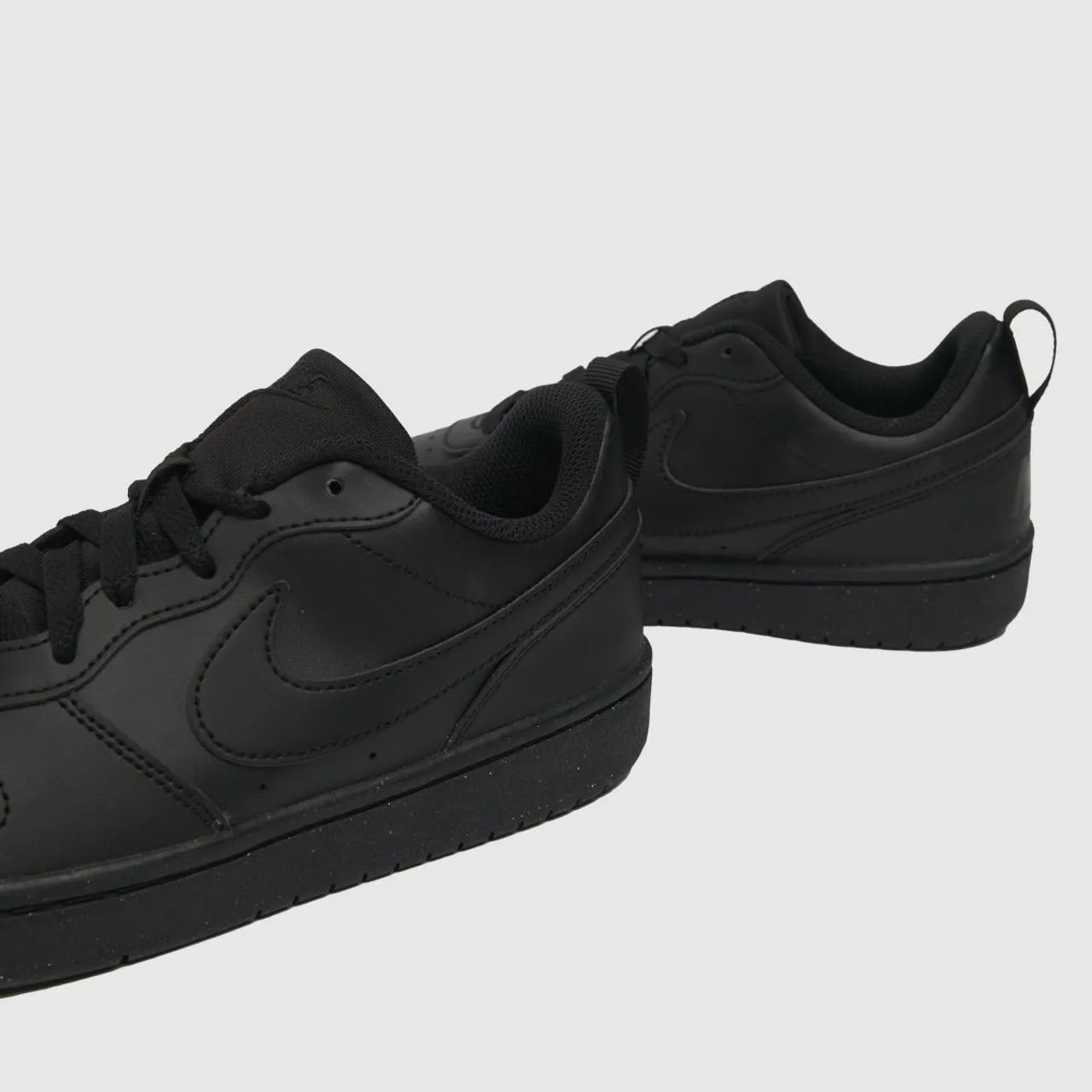 Nike Black Court Borough Low Recraft Youth Trainers