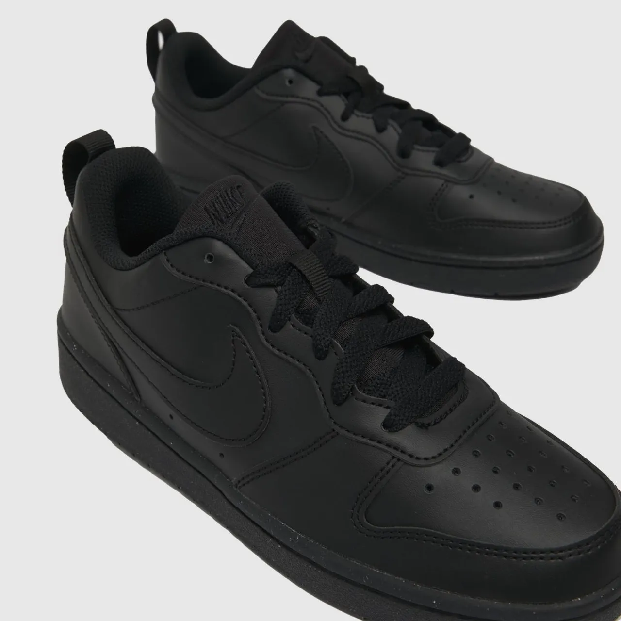 Nike Black Court Borough Low Recraft Youth Trainers