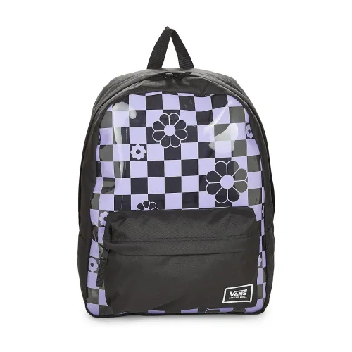 Nike , Black Flower Purple Backpack ,Black unisex, Sizes: ONE SIZE