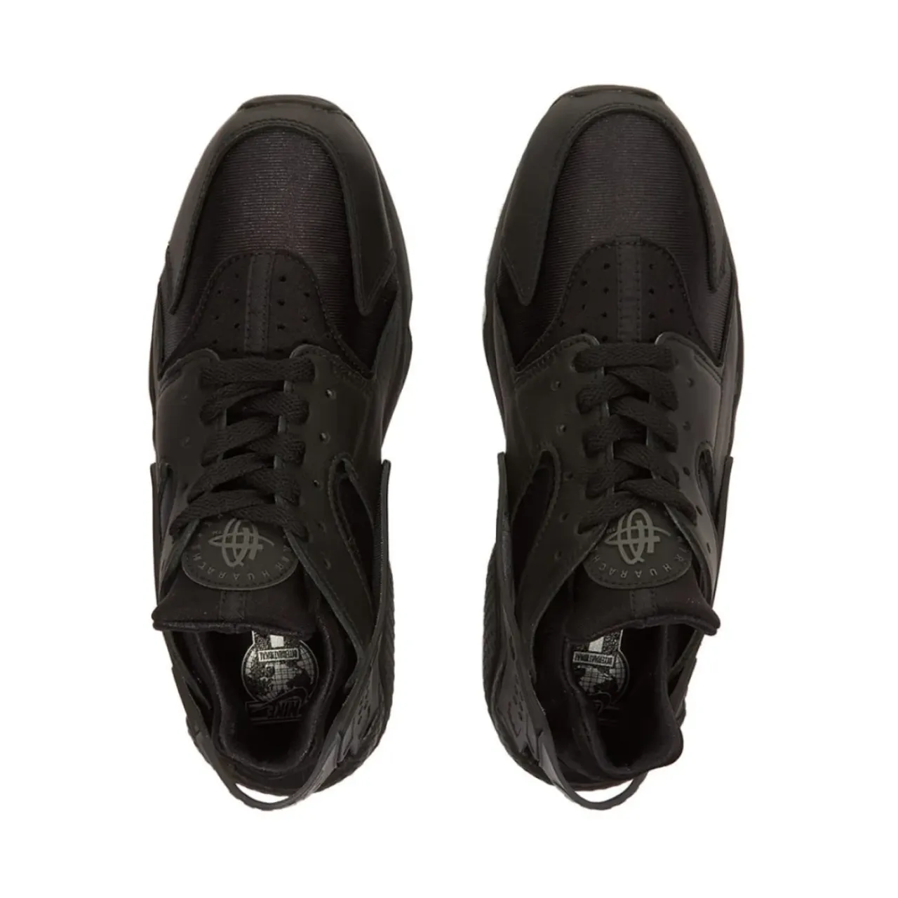 Nike , Black Huarache Sneakers ,Black female, Sizes: