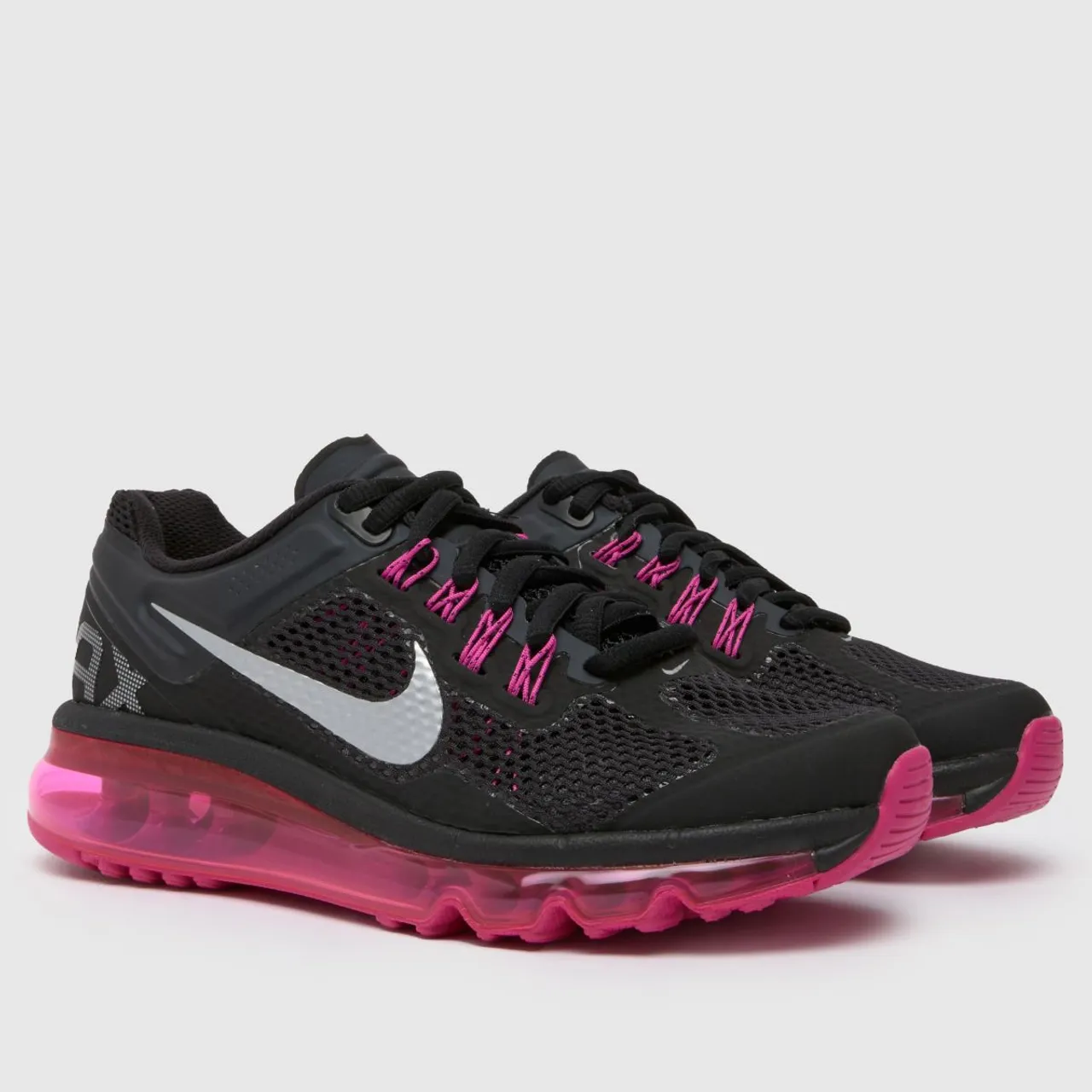Nike Black Multi air max 2013 Girls Youth Trainers