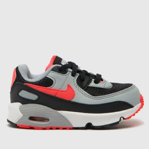 Nike Black & Red Air Max 90 Boys Toddler Trainers