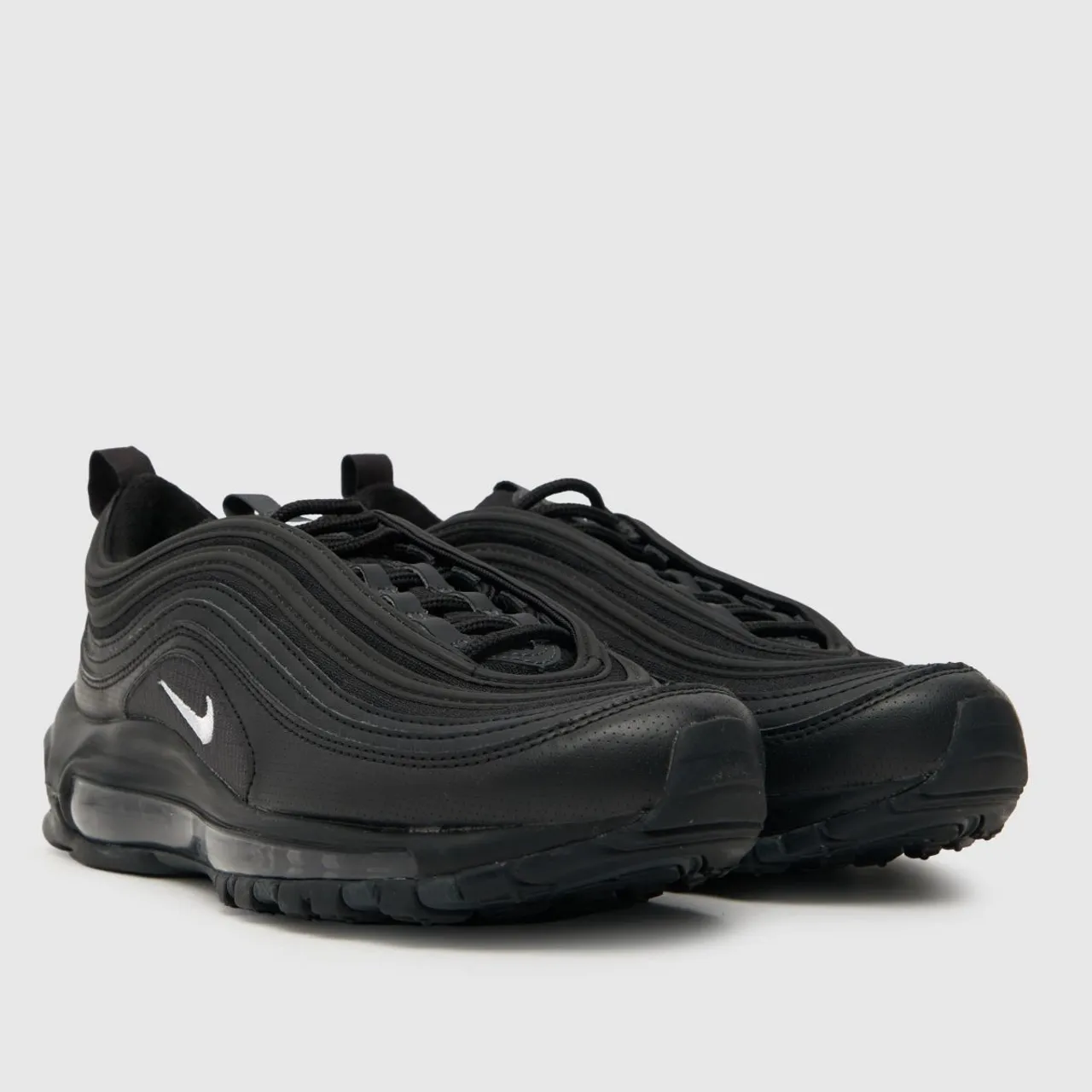 Nike Black & White Air Max 97 Youth Trainers
