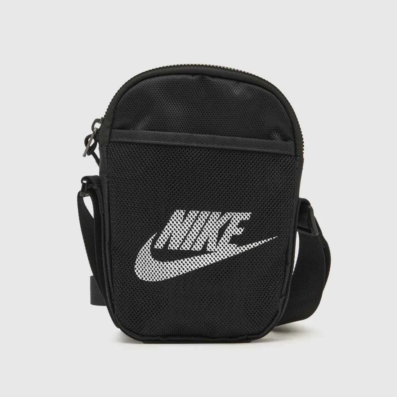 Nike Black & White Heritage Small Crossbody Bag, Size: One Size