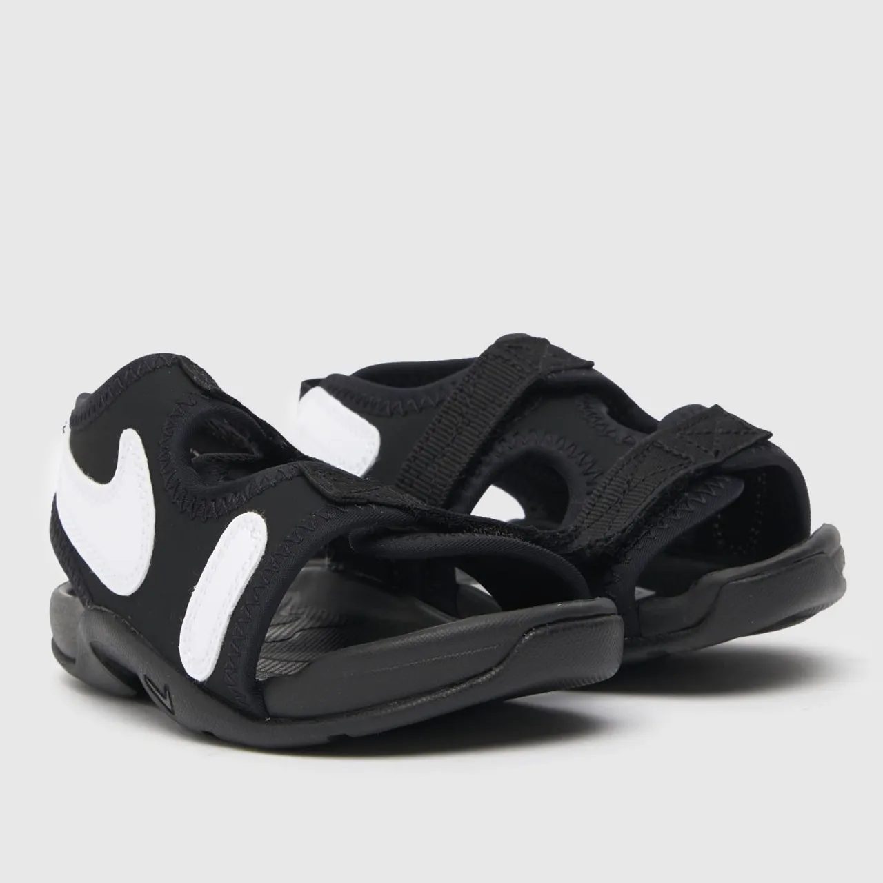 Nike Black & White Sunray Adjust 6 Toddler Sandals