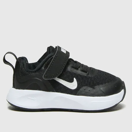 Nike Black & White Wearallday Toddler Trainers