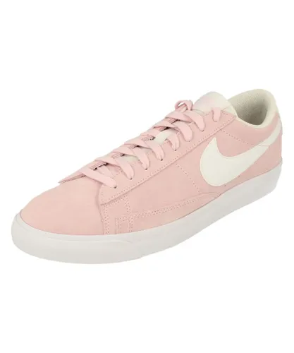 Nike Blazer Low Suede Mens Pink Trainers