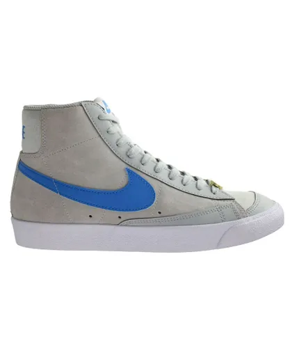 Nike Blazer Mid '77 NRG EMB Lace-Up Multicolor Leather Mens Trainers CV8927 002 - Multicolour