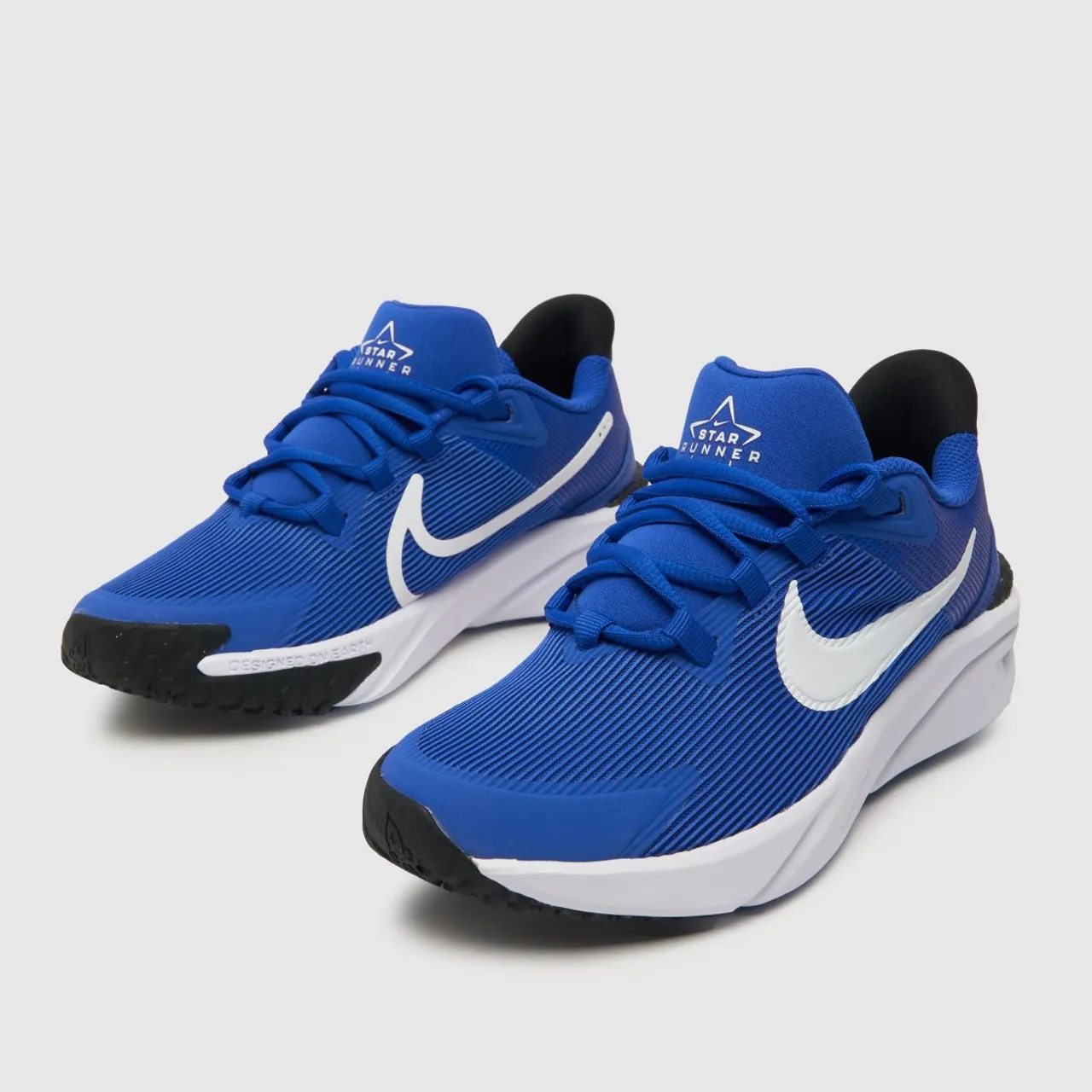 Nike Blue Star Runner 4 Boys Youth Trainers